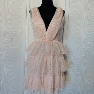 LULUS - Champaign Pink extra small cocktail dress.